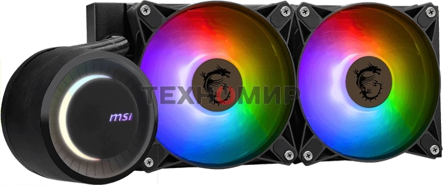Система жидкостного охлаждения MSI MAG CORELIQUID E240 2x ARGB Fan LGA 1200/1700 AM5/AM4 (306-7ZW5E17-C24)