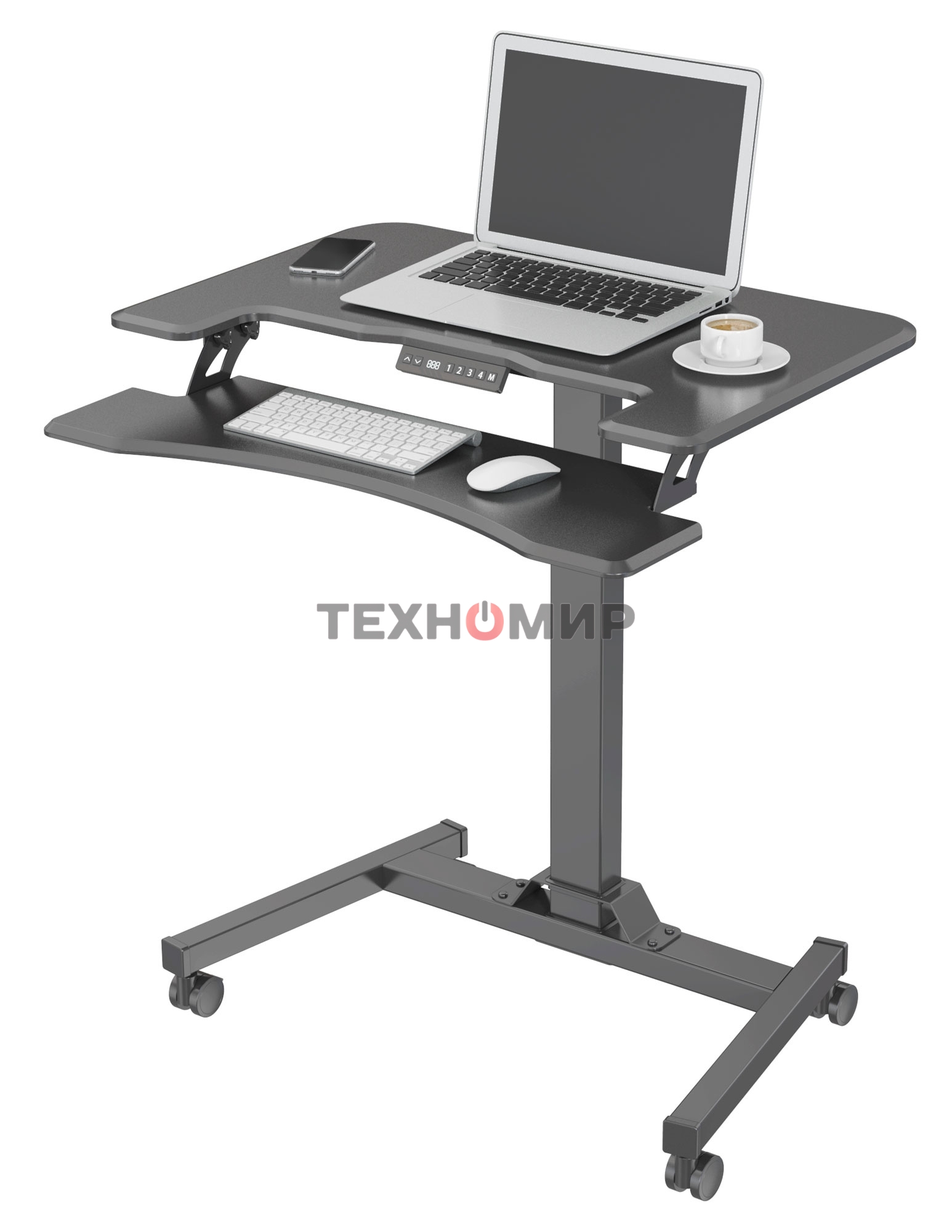 Стол для ноутбука Cactus VM-FDE103 столешница МДФ черный 91.5x56x123см (CS-FDE103BBK)