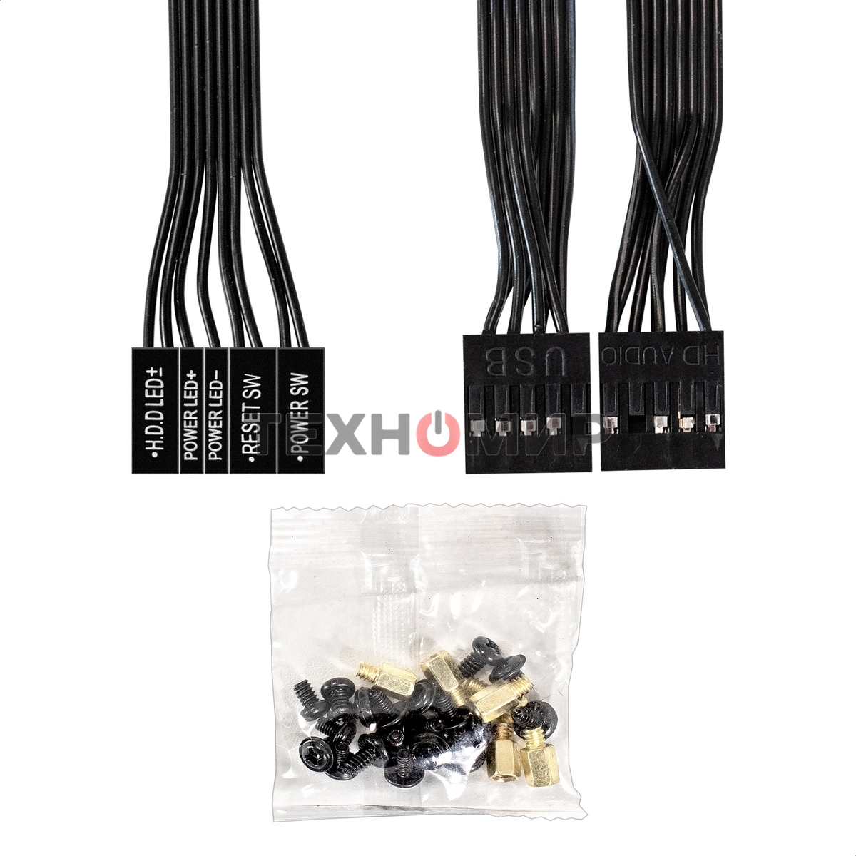 Компьютерный корпус Minitower ExeGate BAA-403-AAA350 (mATX, БП AAA350 с вент. 8см, 2*USB, HD Audio, черный)