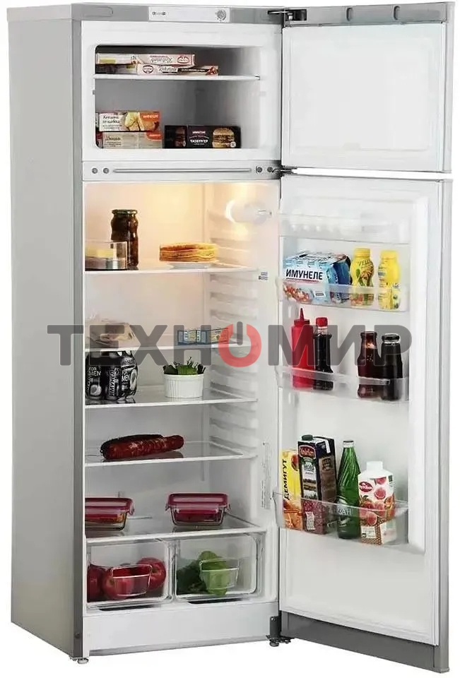 Холодильник Indesit TIA 16 G серебристый двухкамерный 245/51л морозилка сверху, ручная разморозка