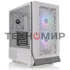 Компьютерный корпус Thermaltake Ceres 300 TG ARGB белый без БП ATX 3x140мм 2xUSB 3.0 1xUSB3.1 audio bott PSU