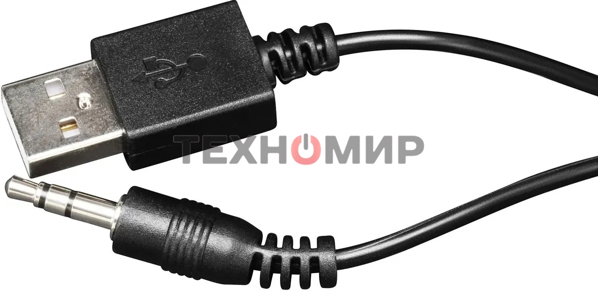 Акустическая система Оклик OK-120U 2.0 черный 6Вт