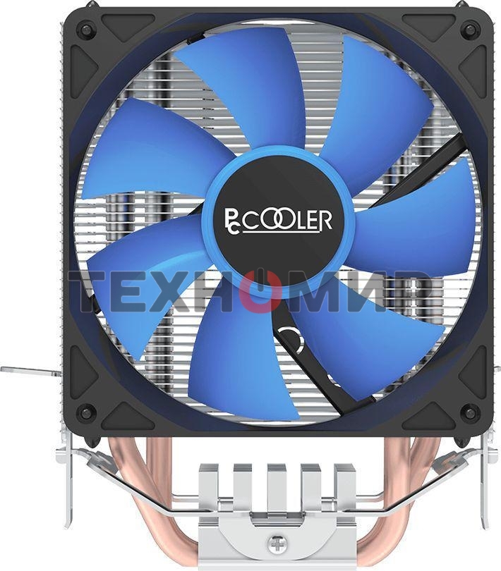 Кулер для процессора PcCooler S93 V2 Soc-AM5/AM4/1200/1700/1851 черный 3-pin 26.4dB Al+Cu 100W Ret (R3-I210WBKNXX-GL)
