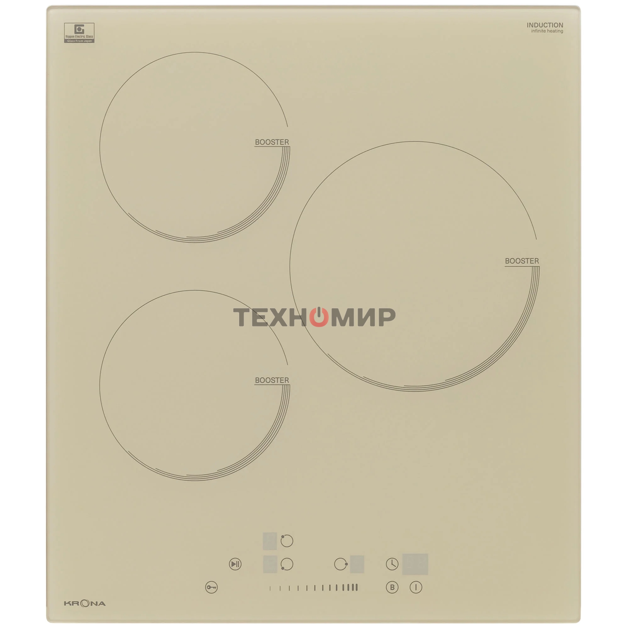 Индукционная варочная панель Krona VENTO 45 IV B слоновая кость
