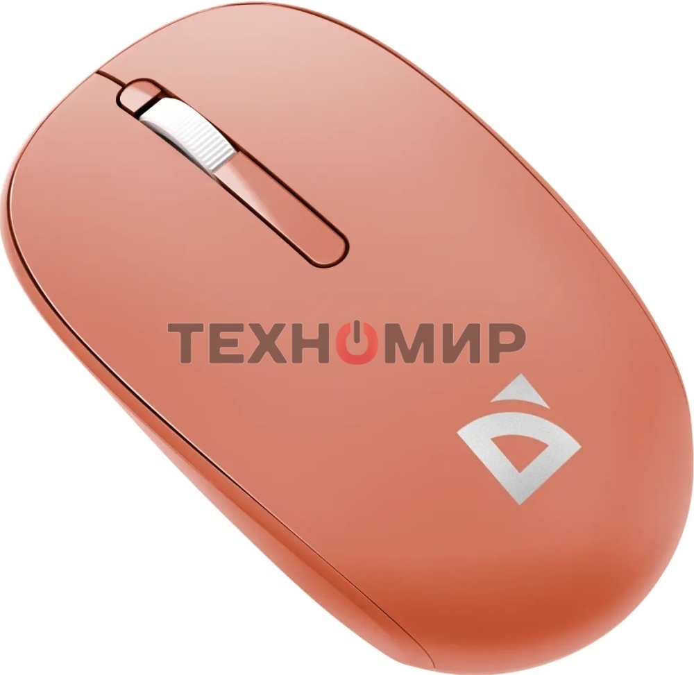 Мышь беспроводная Defender Smart MM-396 красный, 1600 dpi, радиоканал, Bluetooth, USB, кнопки - 3