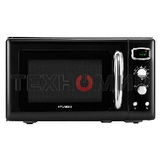 Микроволновая печь Hyundai HYM-D3040 черный, 23 л, 800 Вт, переключатели - кнопки, поворотный механизм