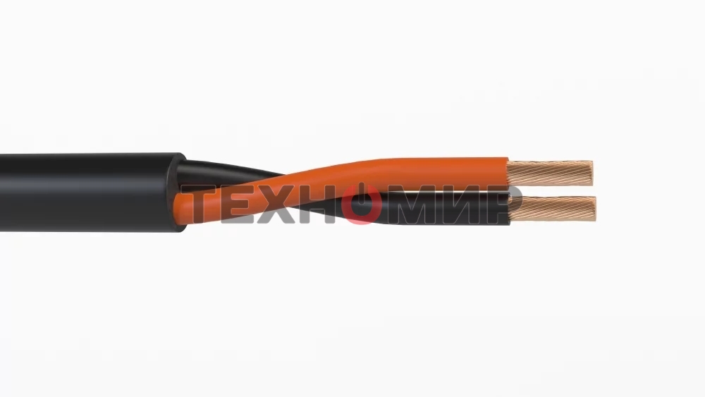 Кабель акустический 100 м, 12 AWG FRNC/LSZH, 4 мм2, диаметр 12мм, экран, медь 56 x 0,30мм, черный, бухта