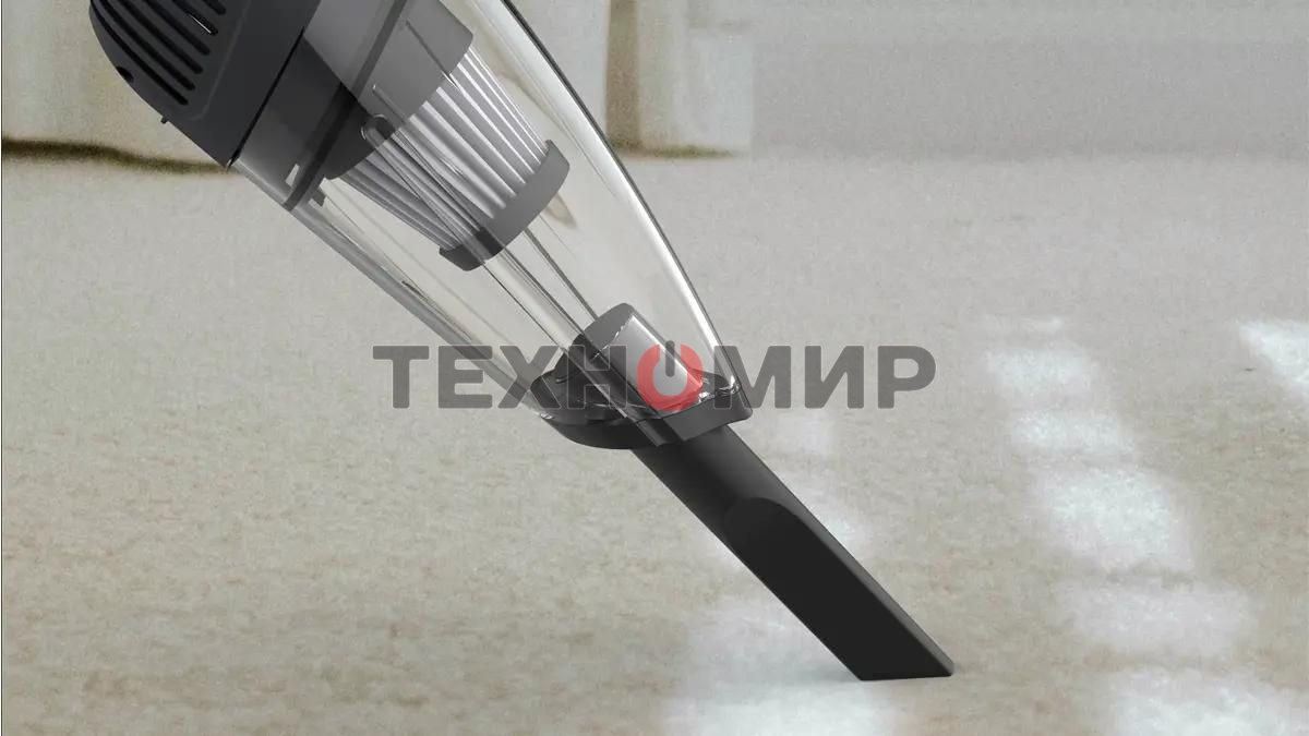 Пылесос ручной Ritmix CVC-003 черный/серый, 70 Вт, уборка сухая, пылесборник контейнер 0.32 л