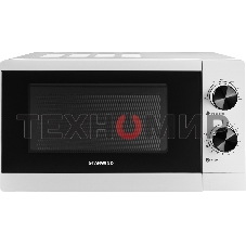 Микроволновая печь Starwind SMW4020 белый, 20 л, 700 Вт, переключатели - поворотный механизм