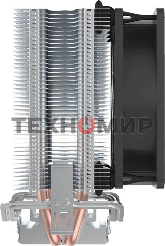 Кулер для процессора PcCooler S93 V2 Soc-AM5/AM4/1200/1700/1851 черный 3-pin 26.4dB Al+Cu 100W Ret (R3-I210WBKNXX-GL)