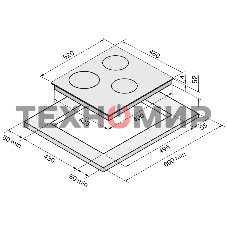 Индукционная варочная панель Krona VENTO 45 IV B слоновая кость