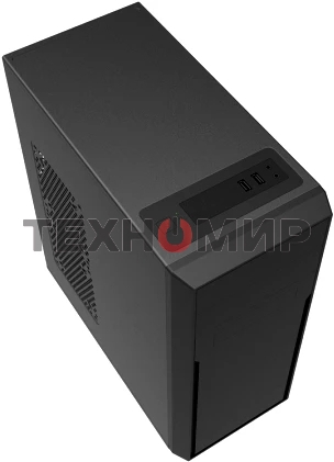 Компьютерный корпус c блоком питания 500 Ватт/Case Foxline FL-302-FZ500R ATX case, black, w/PSU 500W 12cm, w/2xUSB 2.0, w/pwr cord, w/o FAN