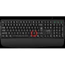Клавиатура Genius KB-123 проводная, USB Type-A, чёрный
