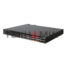 Коммутатор 4610-30P-O-AC-F Edge-corE AS4610-30P, 24-Port GE RJ45 port PoE+, last 8 ports Ultra-PoE, 960W PoE Bugdet, 4x10G SFP+, 2 port 20G QSFP+ for stacking, Broadcom Helix 4, Dual-core ARM Cortex A9 1GHz, dual 110-230VAC 600W hot-swappable PSUs, one fi