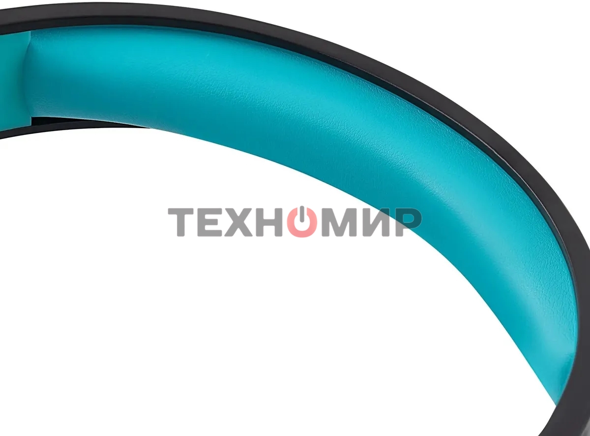 Гарнитура накладные Digma BT-15 черный/голубой беспроводные bluetooth оголовье