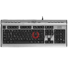 Клавиатура проводная A4Tech KLS-7MUU USB серебристый/черный