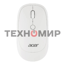 Мышь беспроводная Acer OMR138 белый, 1600 dpi, радиоканал, USB, кнопки - 4