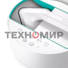 Отпариватель Kitfort КТ-9110-3 белый/бирюзовый, 2180 Вт, 45 г/мин, 600 мл