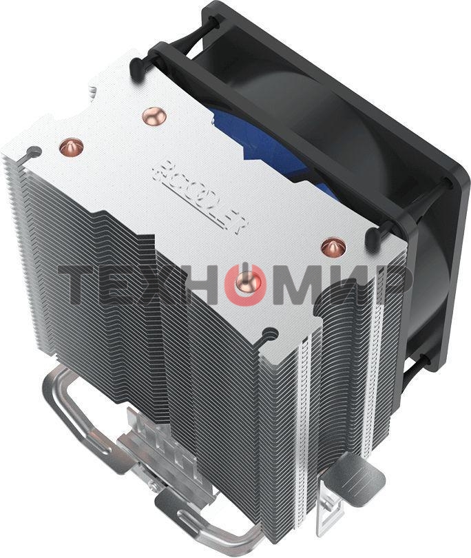 Кулер для процессора PcCooler S93 V2 Soc-AM5/AM4/1200/1700/1851 черный 3-pin 26.4dB Al+Cu 100W Ret (R3-I210WBKNXX-GL)