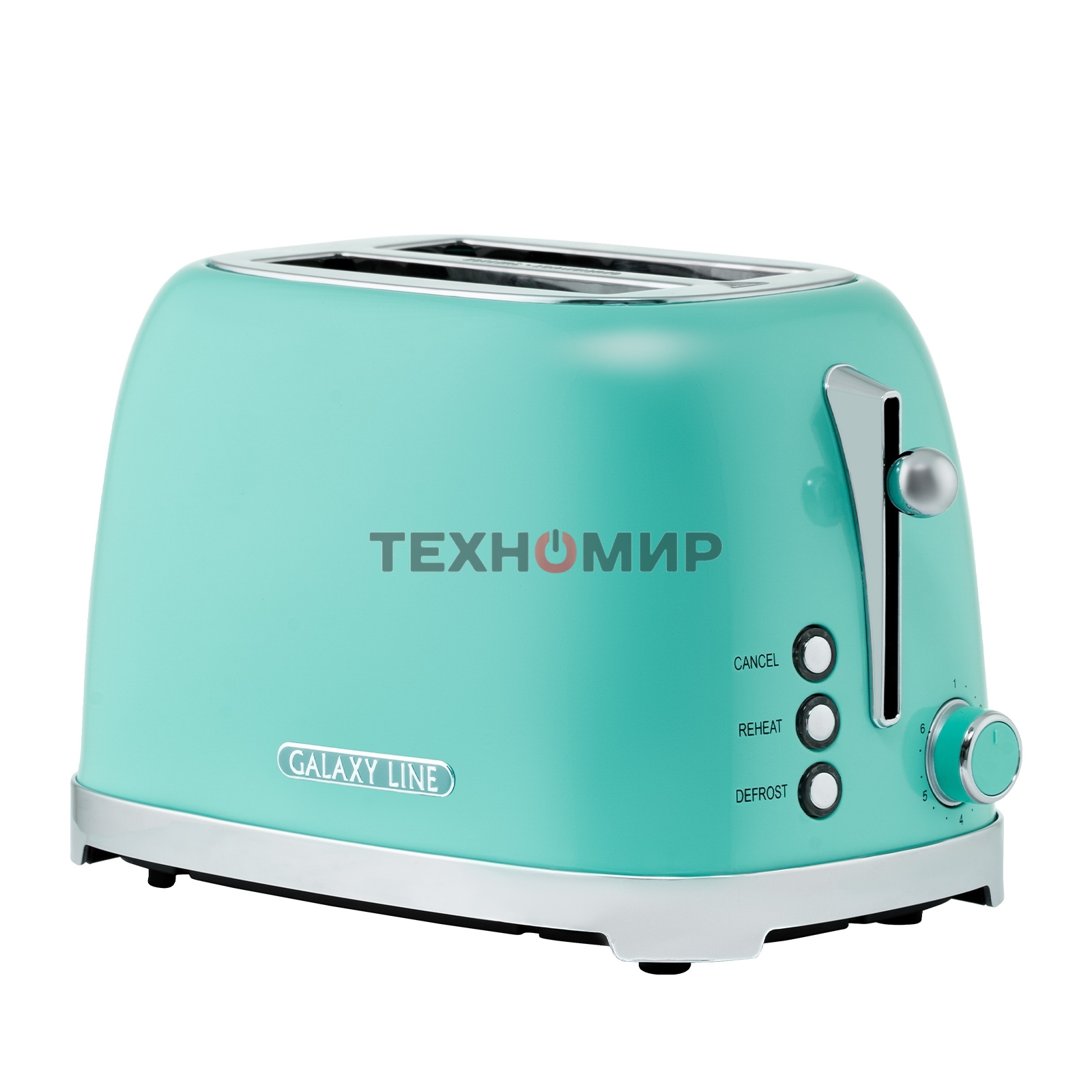 Тостер Galaxy Line GL 2917 900 Вт, бирюзовый
