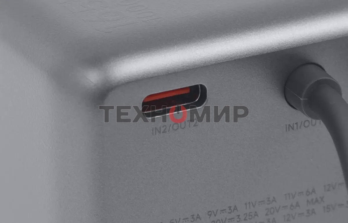 Портативный аккумулятор Xiaomi BHR9361GL 10000mAh QC/PD 165W 6A USB-C серый