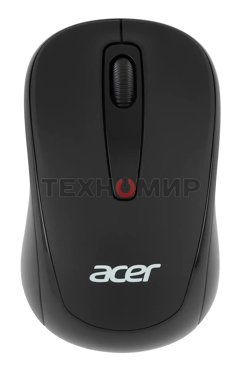 Мышь беспроводная Acer OMR133 черный, 1000 dpi, радиоканал, USB, кнопки - 3
