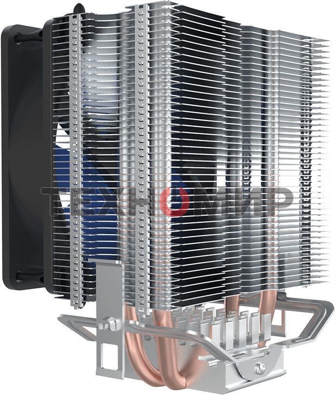 Кулер для процессора PcCooler S93 V2 Soc-AM5/AM4/1200/1700/1851 черный 3-pin 26.4dB Al+Cu 100W Ret (R3-I210WBKNXX-GL)