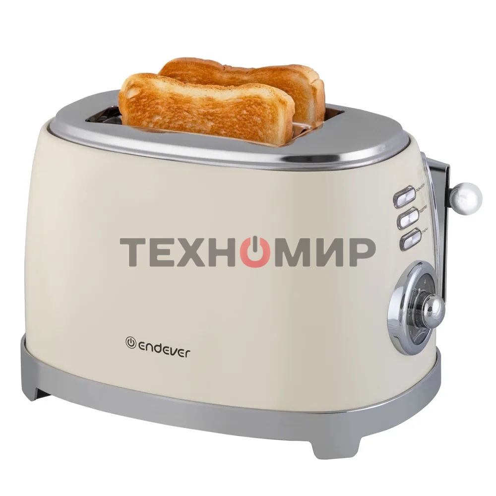 Тостер электрический ENDEVER Skyline ST-129 850 Вт, бежевый