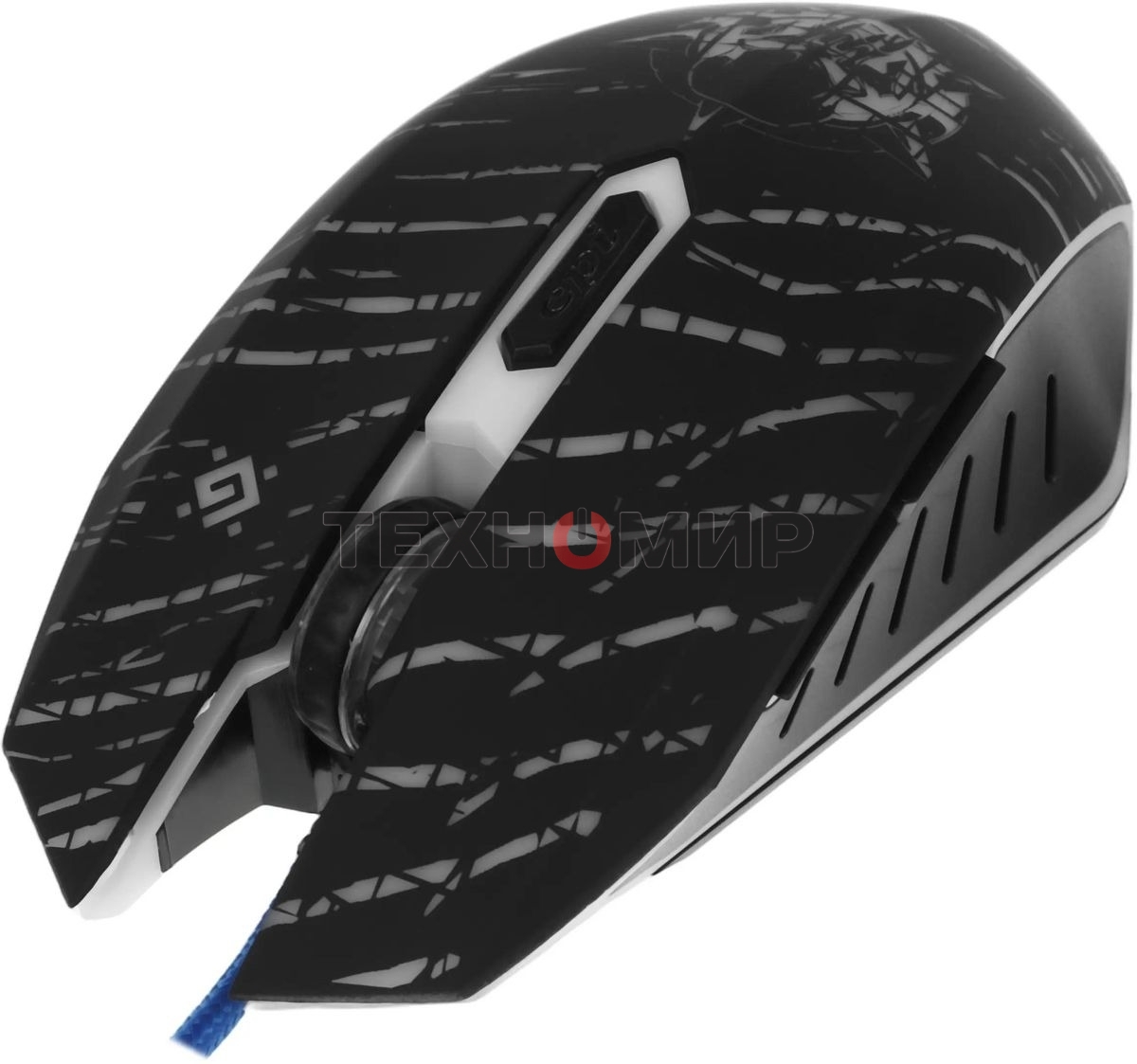 Мышь проводная Defender Dark Agent GM-590L черный, 12800 dpi, USB, кнопки - 6