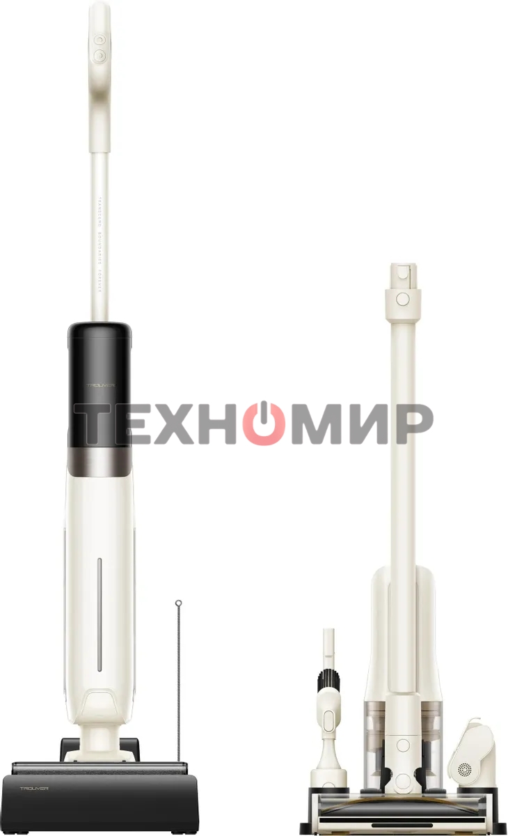 Вертикальный моющий пылесос Dreame Trouver K30 Mix белый, 7x2600 mAh, 300Вт, сухая/влажная уб., 500 мл., работа от АКБ max 30 мин