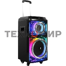 Колонка портативная Ural 103 черный 1200W 1.1 BT/3.5Jack/USB-C 15м 7000mAh (УРАЛ МОЛОТ 103)