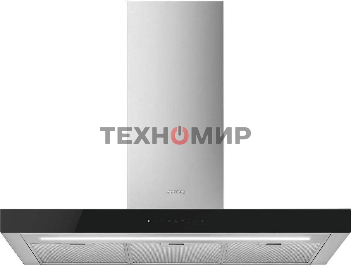 Вытяжка козырьковая Smeg KBT9L4VN нержавеющая сталь управление: сенсорное