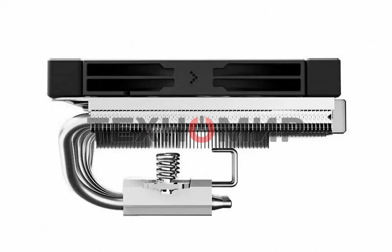 Кулер для процессора DEEPCOOL AN600 черный, 120 мм, алюминий, 1850 об/мин, 24.2 дБ, 4 pin, 180 Вт, 67 мм