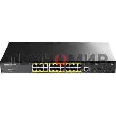 Коммутатор Cudy GS5024PS4 (L3) 24x1Gbит/с 4SFP+ 24PoE+ 400W управляемый