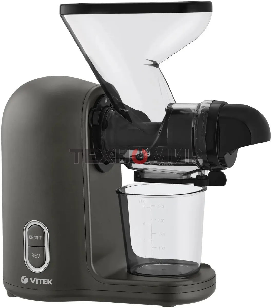 Соковыжималка шнековая Vitek VT-3715 300 Вт рез.сок.:280мл. черный/черный