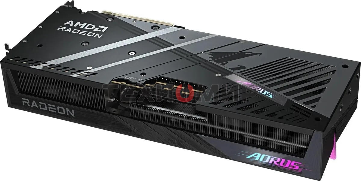 Видеокарта Gigabyte PCI-E GV-R9070XT AORUS E-16GD 1.0 AMD Radeon RX 9070XT 16Gb 256bit GDDR6 2175/20000 HDMIx2 DPx2 HDCP Ret