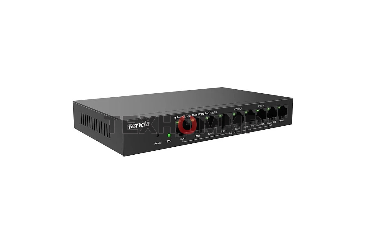 Ethernet-маршрутизатор Tenda G0-8G-PoE 8-портовый гигабитный PoE