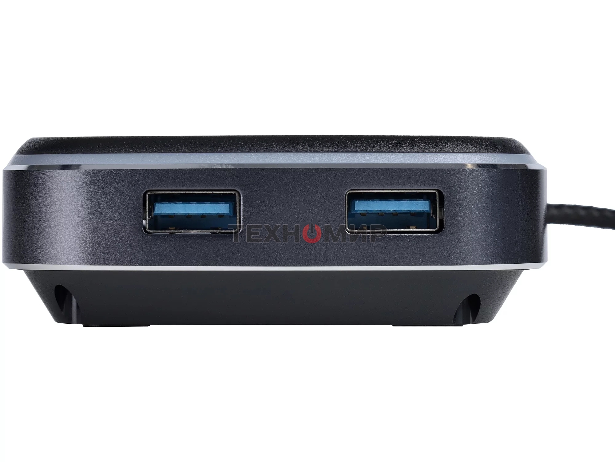 Многофункциональная док-станция Intrend ITACS-9W Type-C с беспроводной зарядкой 3 встроенных высокоскоростных USB 3.0, встроенный высокоскоростной TF и SD карт ридер, разъем RJ-45 для подключения к локальной сети HDMI 4K/30Hz, 60W Power Delivery порт,