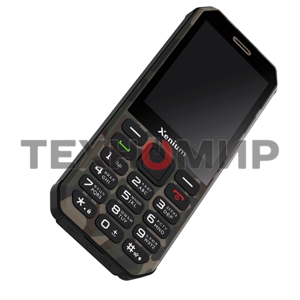 Мобильный телефон Xenium X300 зеленый камуфляж