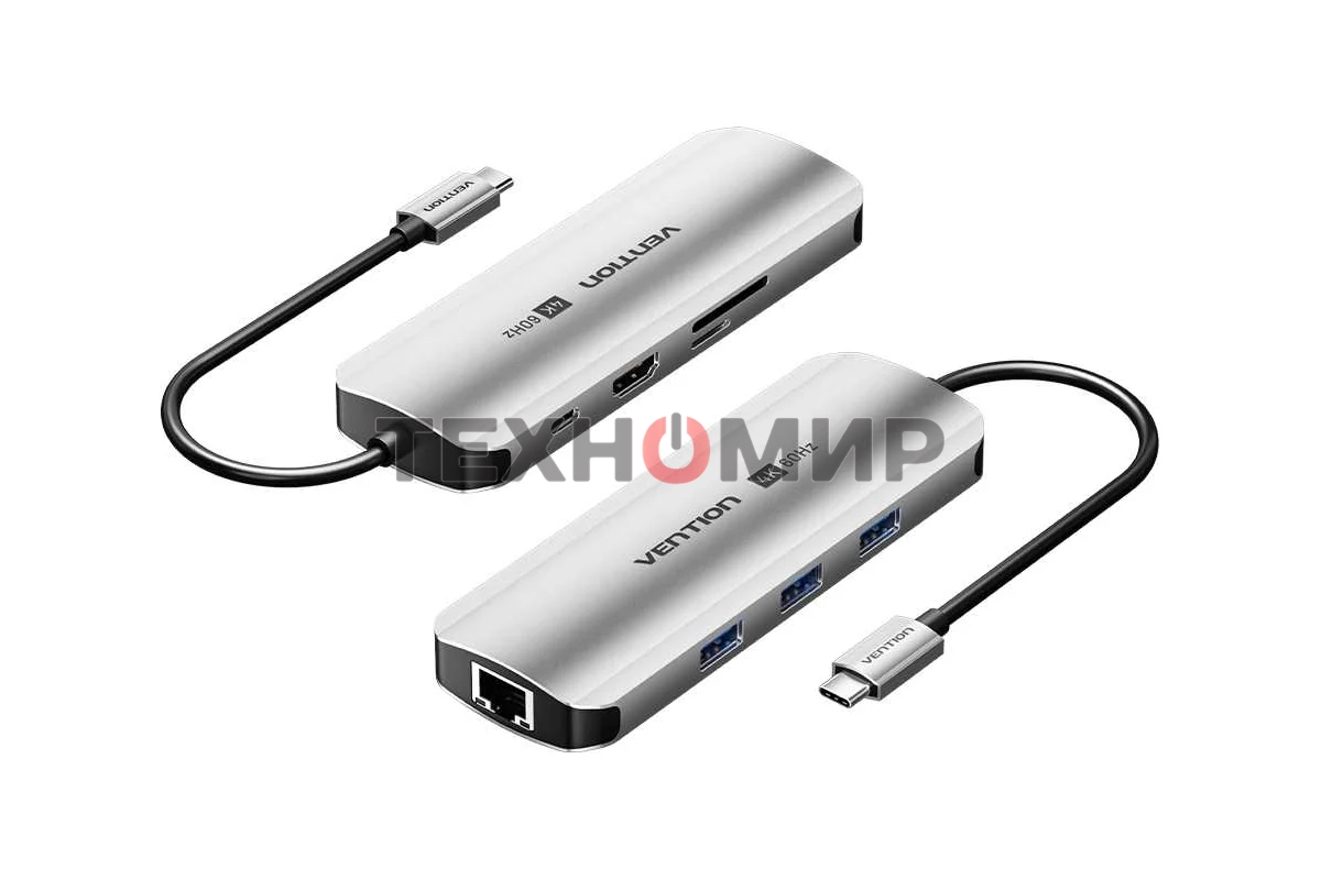 Мультифункциональный хаб Vention USB Type C 8 в 1