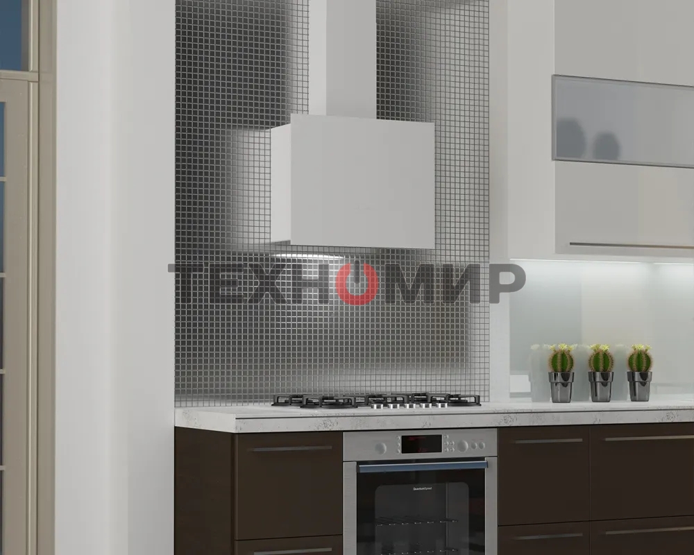 Вытяжка каминная Elikor Метеорит 60П-700-Э4Д белый, 60 см, 700 куб. м/ч, 52 дБ