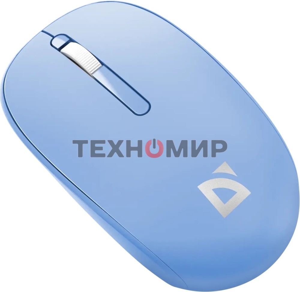 Мышь беспроводная Defender Smart MM-396 синий, 1600 dpi, радиоканал, Bluetooth, USB, кнопки - 3