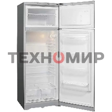 Холодильник Indesit TIA 16 G серебристый двухкамерный 245/51л морозилка сверху, ручная разморозка