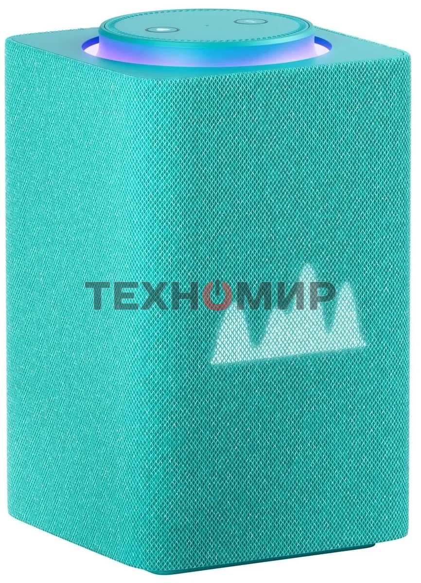 Умная колонка Yandex Станция Макс Zigbee Алиса 65W 1.0 BT/Wi-Fi 10м, (YNDX-00053TRQ), бирюзовый