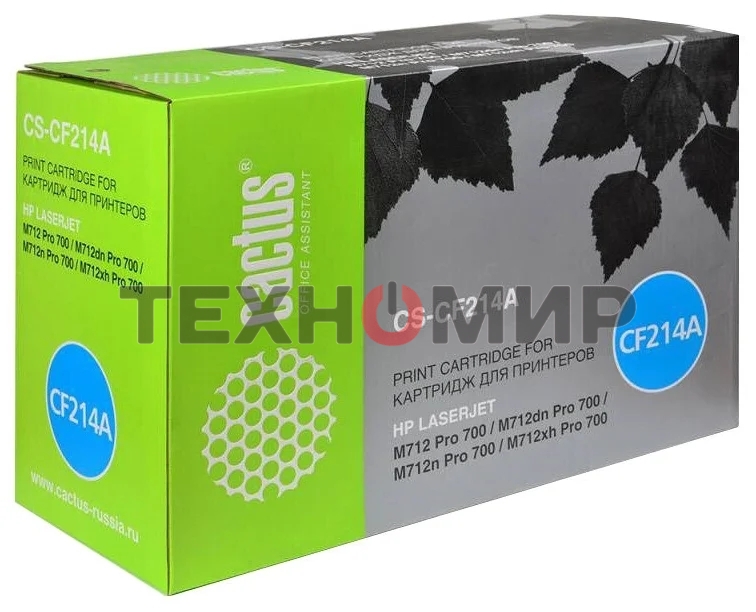 Картридж лазерный Cactus CS-CF214A черный (10000 стр.) для HP LaserJet 700 MFP M712