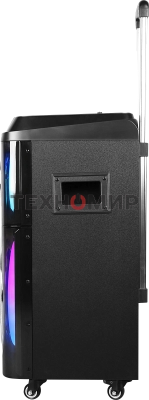 Колонка портативная Ural 103 черный 1200W 1.1 BT/3.5Jack/USB-C 15м 7000mAh (УРАЛ МОЛОТ 103)