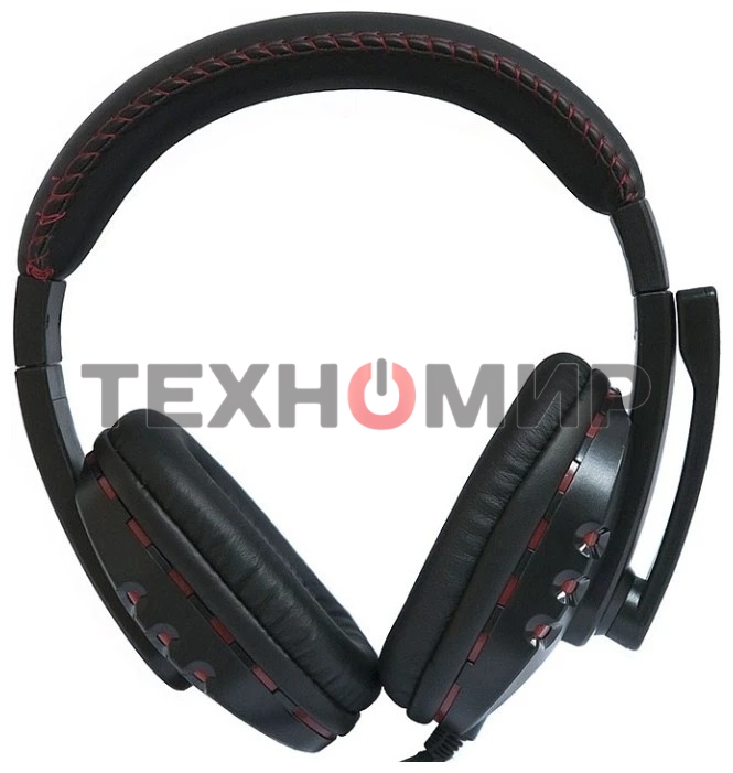 Гарнитура проводная Nakatomi HS-T50MV черный (c рег. громкости)