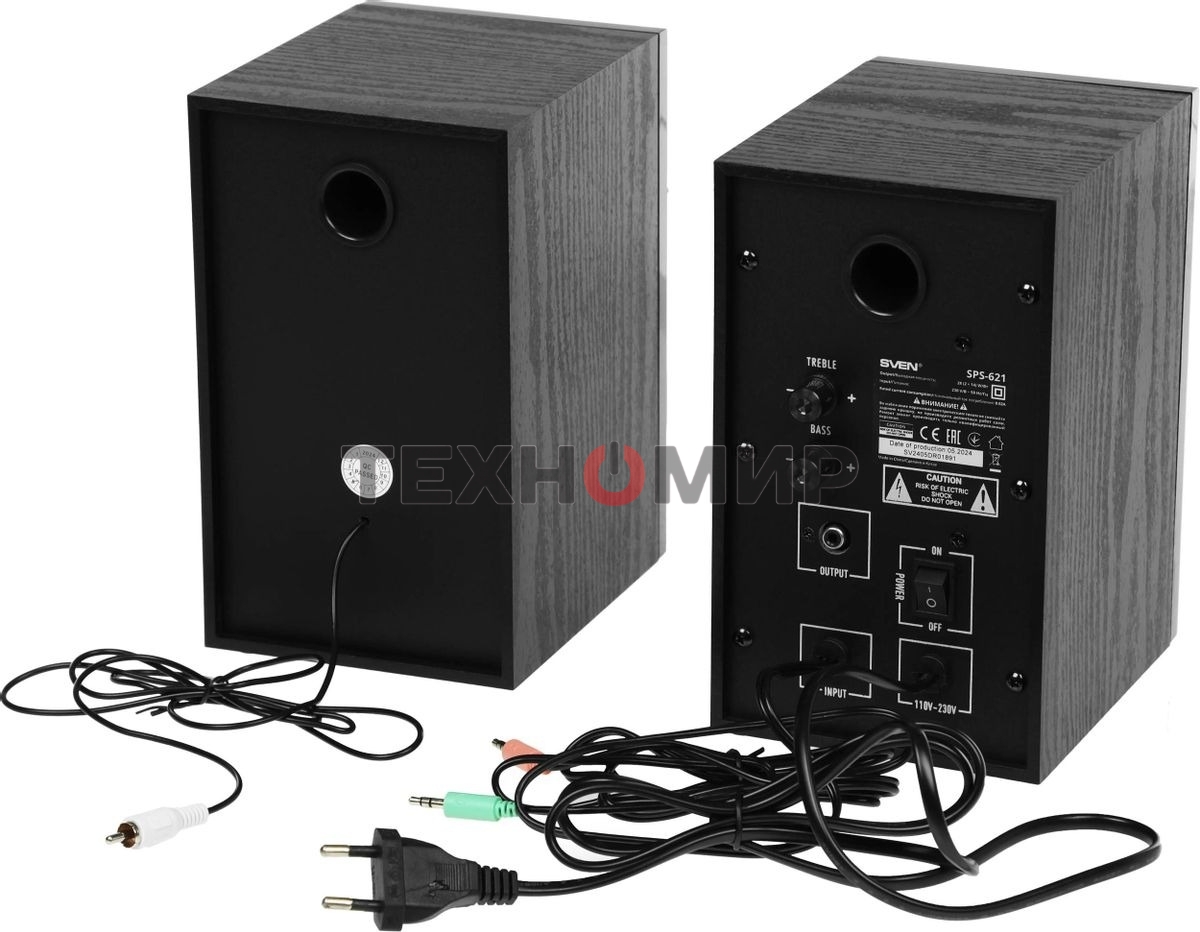 Акустическая система SVEN АС SPS-621, черный (28 Вт, Bluetooth)