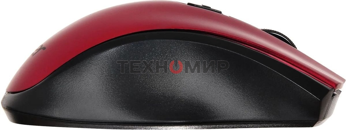 Мышь беспроводная Acer OMR032 черный/красный, 1600 dpi, радиоканал, USB, кнопки - 4
