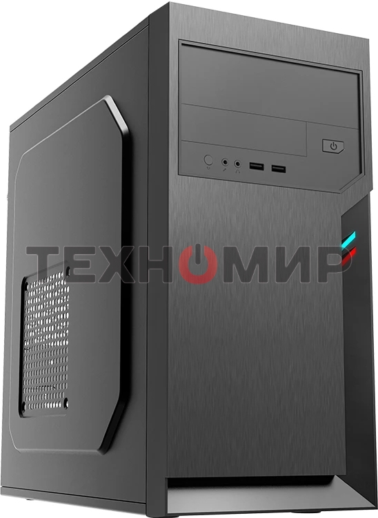Компьютерный корпус с блоком питания 450Вт. Case Foxline FL-702, mATX, 1x5.25EXT, 1x3.5EXT, 2x3.5INT, 2xUSB 2.0, HDA, w/o FAN, w/450W ATX PSU, w/1.2m EU pwr cord